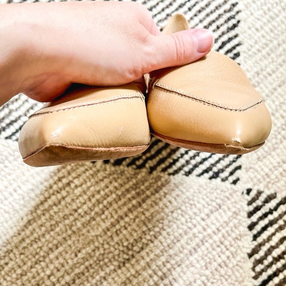 M. Gemi Stellato Sacchetto Pointed Toe Loafer Leather Flats Camel Size 7 - Picture 4 of 10